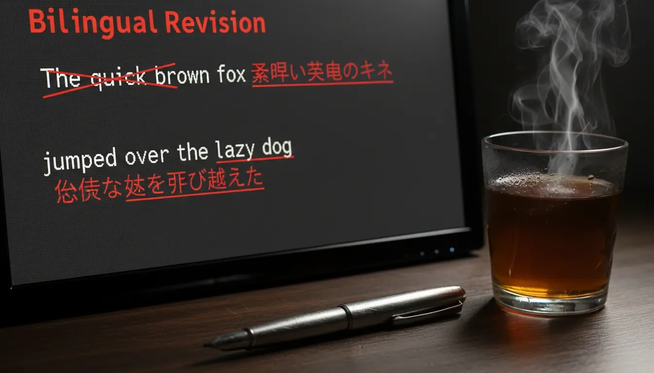 Bilingual Revision Expertise