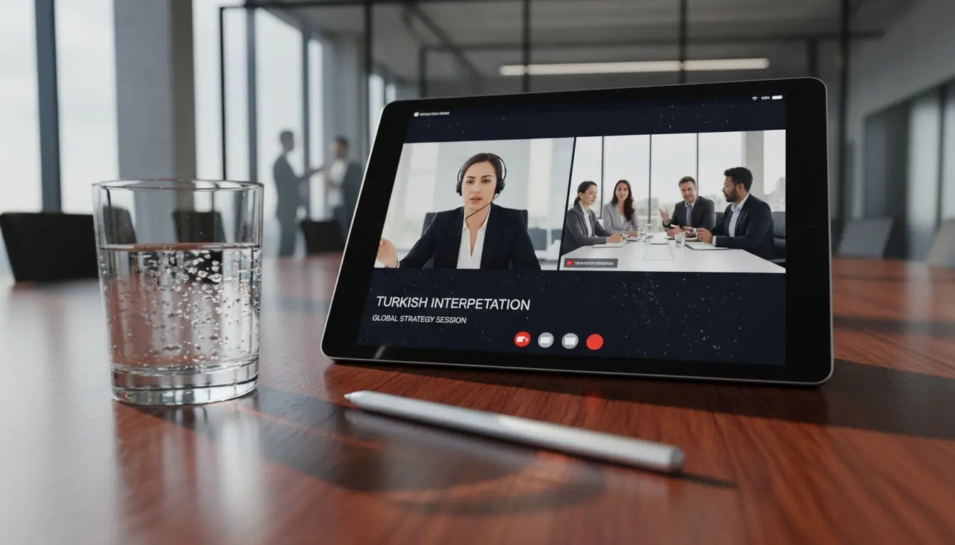 Turkish video remote interpretation expertise