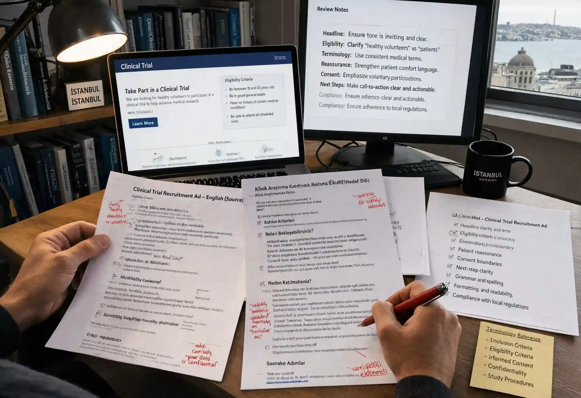 Turkish Clinical Trial Recruitment Ad Localization: Why Patient Enrollment Fails When Eligibility Sounds Unclear localization QA workflow