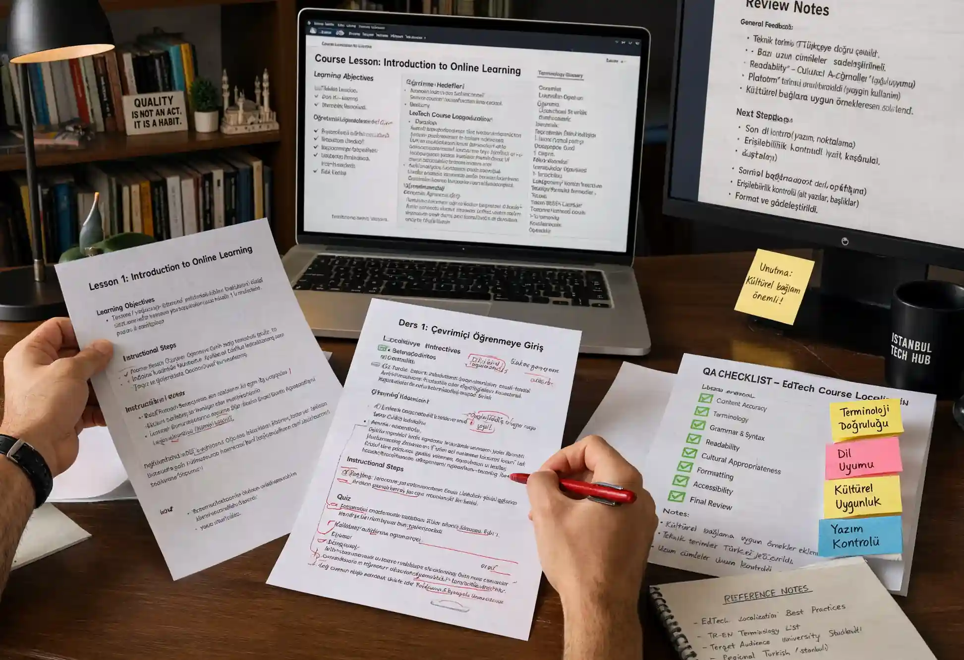 Turkish EdTech Course Localization: Why Learners Drop Out When Instructions Feel Foreign localization QA workflow