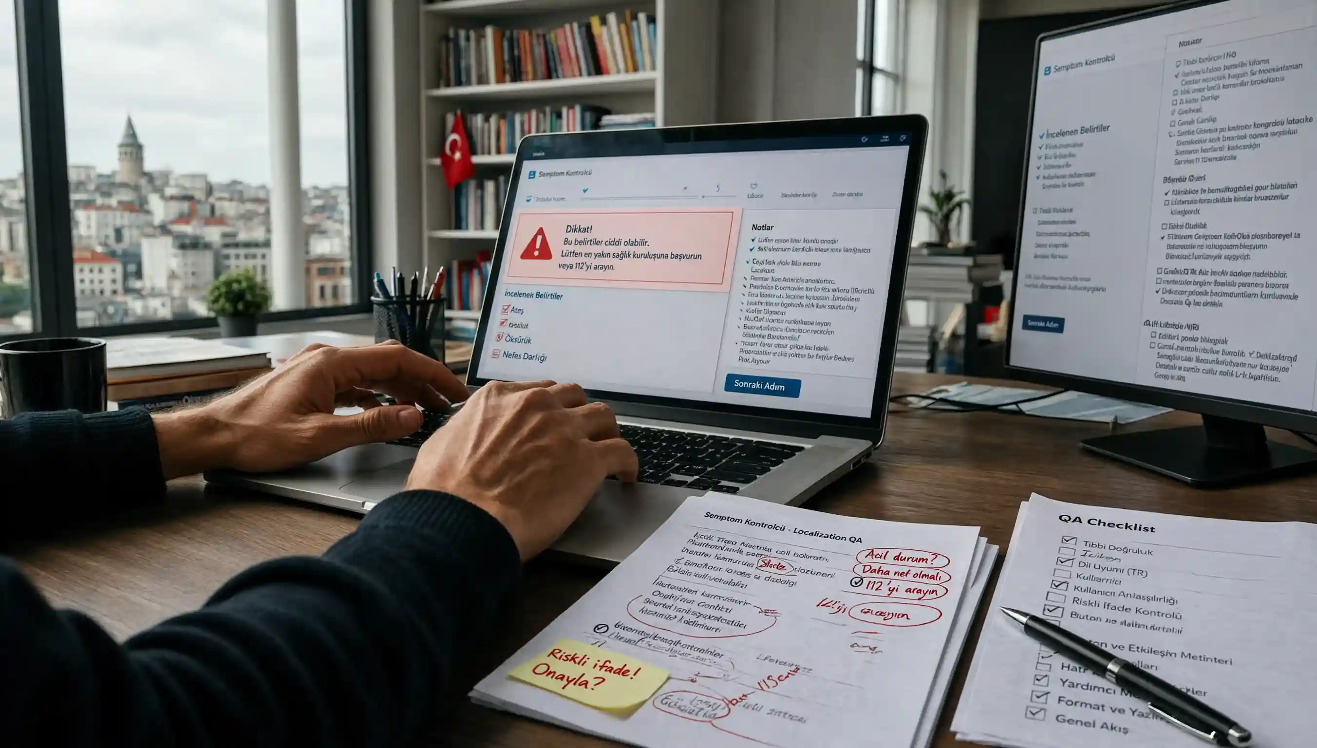 Turkish Healthcare App Symptom Checker Localization: Why Liability Risk Starts With One Soft Warning