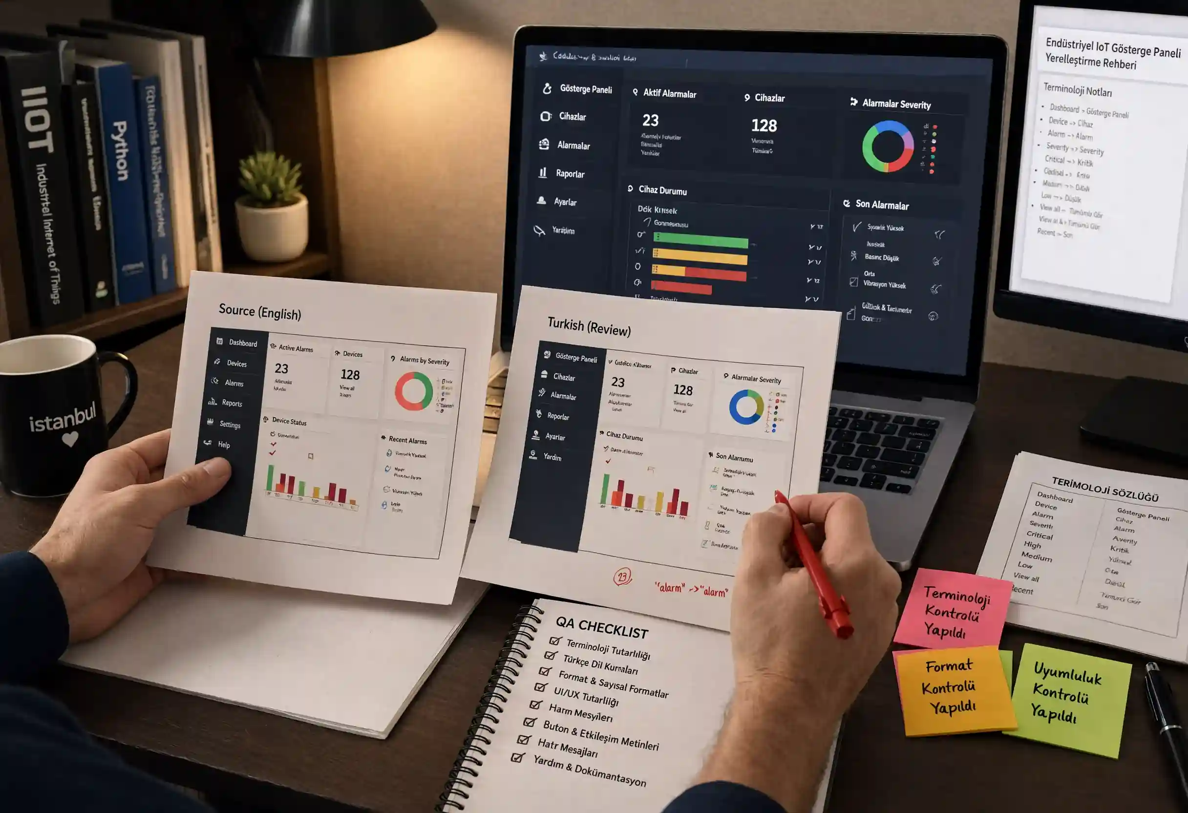 Turkish Industrial IoT Dashboard Localization: Why Alarm Response Fails When Status Labels Are Ambiguous localization QA workflow