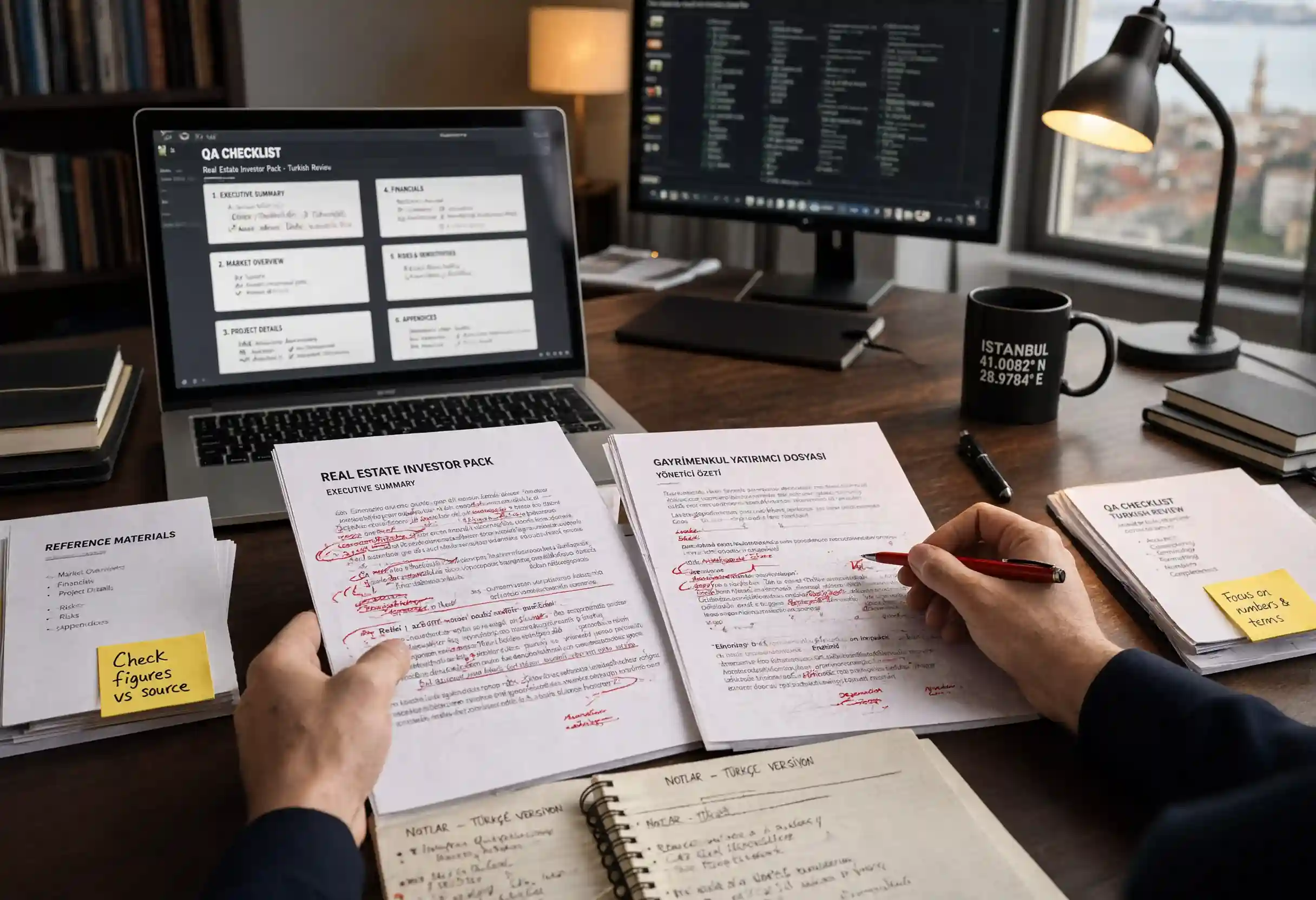 Turkish Real Estate Investor Pack Translation: Why Due Diligence Confidence Breaks Before the Deal localization QA workflow